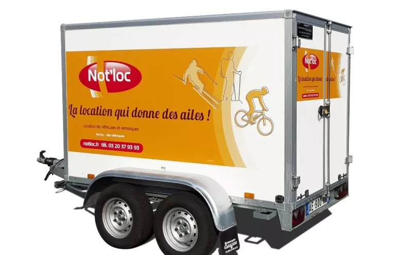Remorque FOURGON 2000 kg